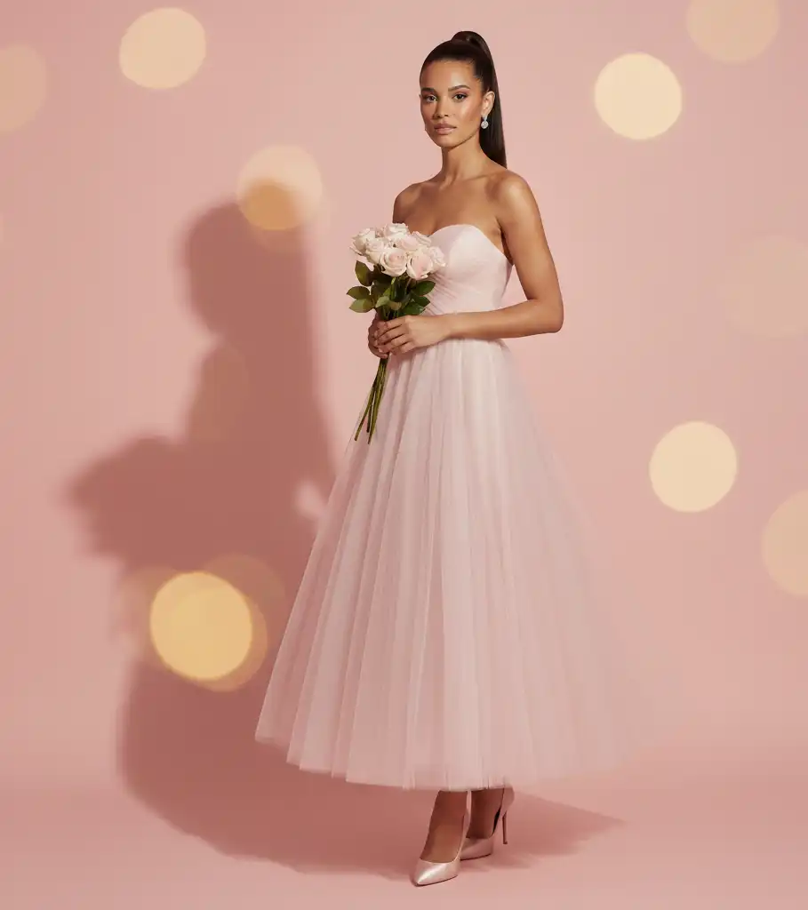 pink valentines dress