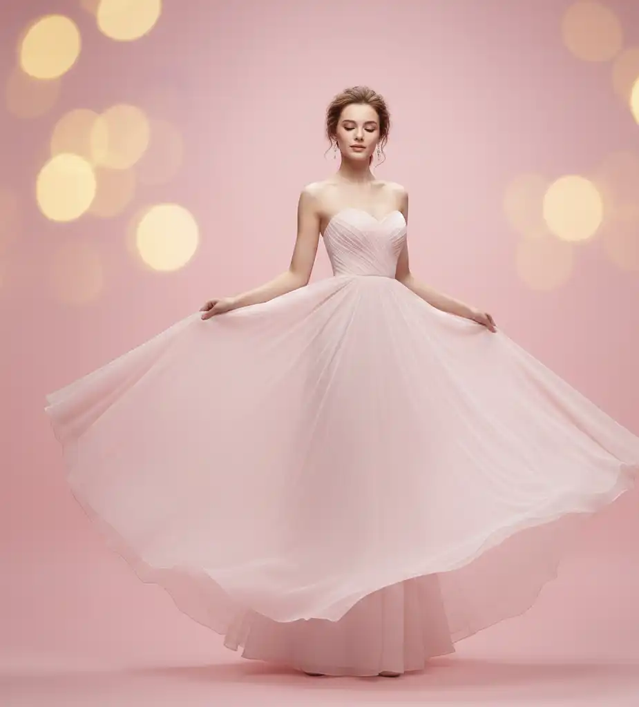 pink valentines dress