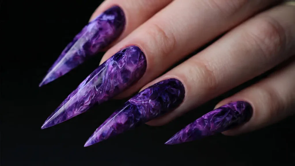 Stiletto nail shapes